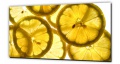 Zitronenscheiben durchleuchtet