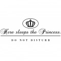 Here sleeps the Princess